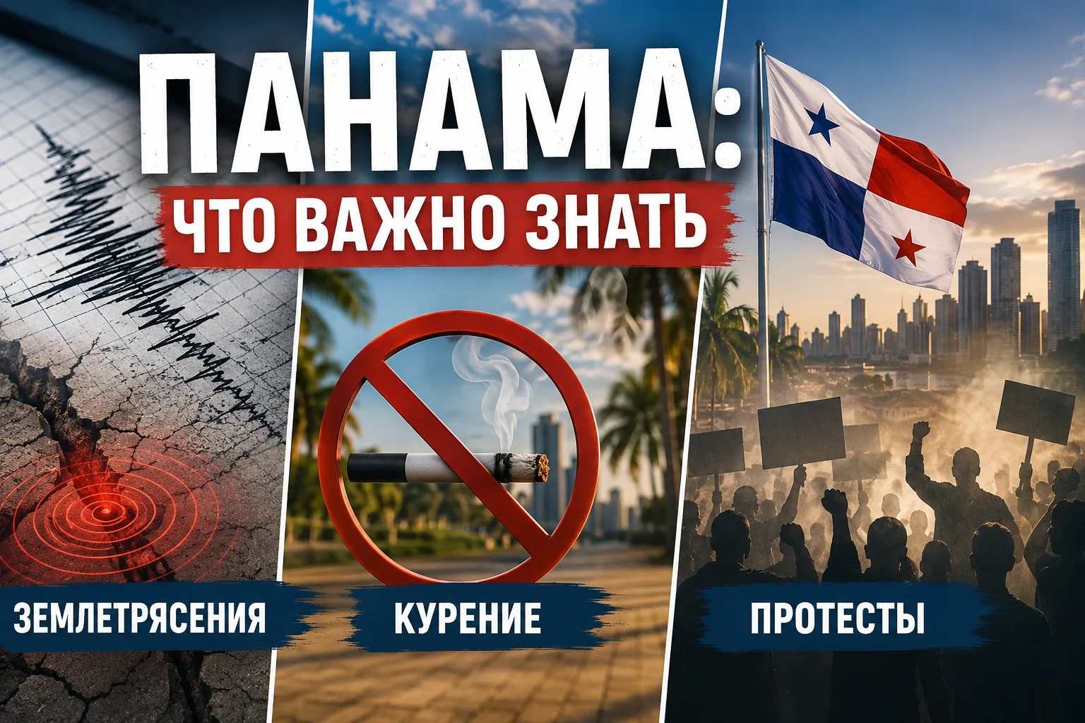 Панама что важно знать: землетрясения курение протесты